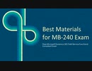 Best Materials for MB-240 Microsoft Dynamics 365 Field Service Functional Consultant Preparation
