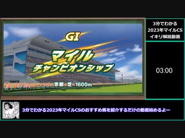 【ゆっくりウマ娘】3分でわかる2023マイルCS解説その2　全頭診断編【biimシステム】