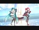 【MMD】Dive to Blue / arue式ミクさんとテトさんに踊ってもらいました