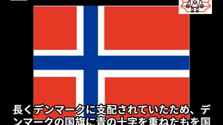 ノルウェーの国旗ってどんなの