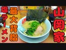 山岡家で背脂MAX塩ラーメンを食す【飯動画】