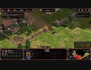 AgeOfEmpires AOE実況プレイ パックスロマーナ2-3(４皇帝の時代)