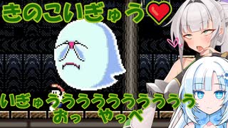 仲良し対魔忍と女騎士が交代でプレイするマリオワールド【クロワちゃん実況プレイ】9