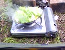 ありあわせのもので朝ごはん　