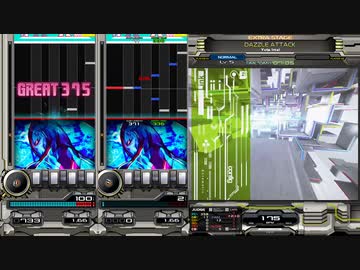 録画機能と逆位相で聴くDAZZLE ATTACK(SP ANOTHER)【beatmaniaIIDX EPOLIS】