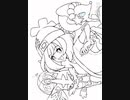 【線画】アローラ御三家と主人公描いてみた【ポケモン】