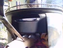 調理　火くべしやすくなるように工夫しました