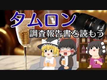 調査報告書を読もう～タムロン～