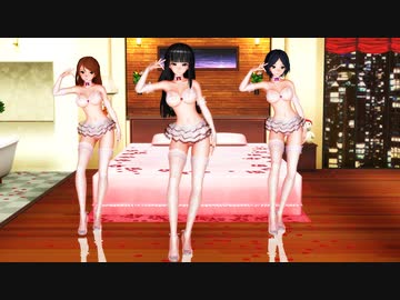 [MMD] POP!（黒川千秋・速水奏・北条加蓮） *4K版有り