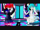 MMD、テト、ミク、計2人、で、花になって、テト、ミク、Cover