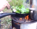 ほうれん草卵炒め　モーツァルトの曲で優雅な朝食