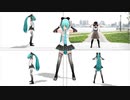 【MMDモーショントレース】ミクで「グリーンライツ・セレナーデ」【比較動画】【らぶ式モデル誕生祭2023】