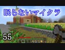【Minecraft】 眠らないマイクラ 055 倉庫の建設 外観の装飾 【声無プレイ】
