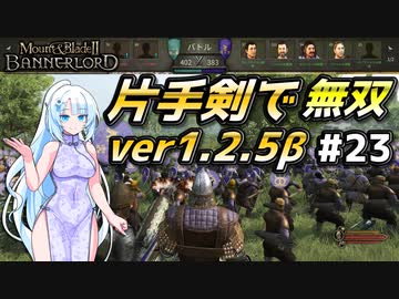 敵402vs味方383【Mount & Blade 2】WhiteCULは片手剣で無双したい #23【マウントアンドブレード2】【マウブレ2】