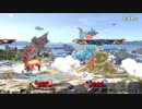 【スマブラ】ガオガエンとの漢の死闘！両者残り1ストック100%越えのヒリヒリした戦いを見逃すな