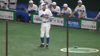 ネクストバッターズサークルで待つイチローの所作がかっこいい【2023年11月21日 イチローKOBE CHIBEN 対 高校野球女子選抜】