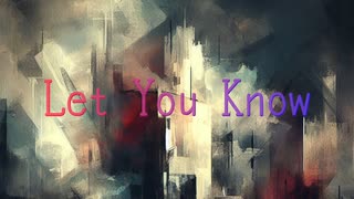 Let you know/可不