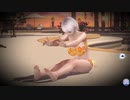 【DoaXvv/ルナ】ポーズ:長座体前屈/水着:サンシャインプーケ
