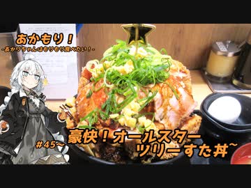 あかもり！#45～豪快！オールスターツリーすた丼～【伝説のすた丼屋】