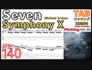 Michael Romeo Guitar Practice Seven TAB Symphony X Intro BPM140 マイケルロメオ ピッキング基礎練習