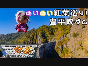 【ぬいぐるみ車載】ぬいぬい紅葉巡り～豊平峡ダム