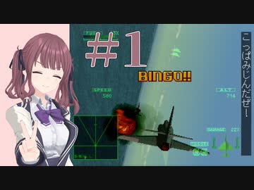 【エースコンバット2】 難易度ハードでクリアを目指す #1 【花梨・六花実況】