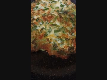 チヂミ焼いた