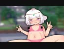 【しこびゅートラベラー ダブルぴーす】銀髪&金髪痴女のエロゲ！ボディペイント水着で店の宣伝！実況part8【しこトラ！】