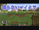 【Minecraft】 眠らないマイクラ 063 書庫建設 雑用をしながら経験値を貯める 【声無プレイ】
