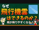 【ゆっくり解説】飛行機雲の正体！高度や湿度による気象現象の解説