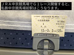 【撮り鉄(？)】ＪＲＡ中京競馬場でＧ１レース開催すると、名鉄中京競馬場前駅はこうなります。