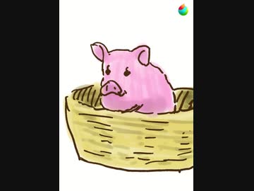 どうぶつイラスト色塗り