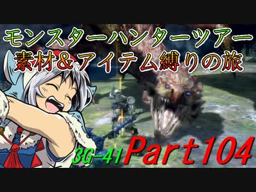 【ゆっくりモンハン】モンスターハンターツアー素材＆アイテム縛りの旅　part104【MH3G】