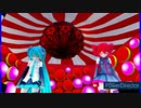 MMD、テト、ミク、計2人、で、噓つきの世界