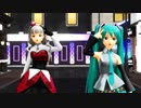 【アイマス】ミクさん＆お姫ちんで、カル千ャ【MMD】