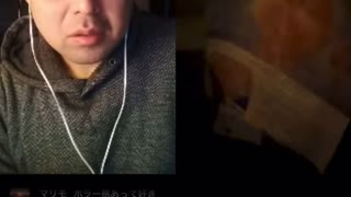 カツドンチャンネル コラボ配信にてビラ貼り真犯人による犯行現場シーン
