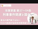刑事で訴えられたときのために必読！？国会の話もマスト！ 自民党改憲草案を読む⑦ 第37~54条