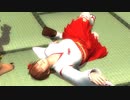 【DOA5 ryona】巫女服女子、のけぞり初詣 vs ハヤブサ