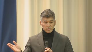 「果敢にチャレンジを」柔道金メダリスト井上康生さんが中学生に思い伝える