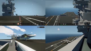 【Stormworks】着艦マルチ4分割