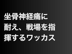 坐骨神経痛に耐え、戦場を指揮するワッカス