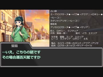 【ゆっくり人狼】　なろう系ヒロイン達の人狼　６日目　【14D猫】