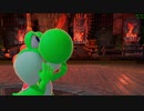 ryona - smash bros ultimate - yoshi vs palutena リョナ