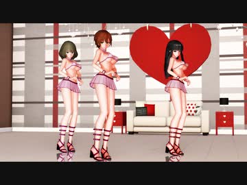 [MMD] UP&DOWN（吉岡沙紀・黒川千秋・高垣楓） *4K版有り
