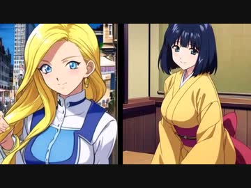 【サクラ大戦３MAD・御旗のもとに】巴里華撃団のイラスト１００枚↑MAD