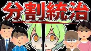 【ずんだもん劇場】分割統治の末路◆権力者の思惑と踊る国民【VOICEVOX劇場】