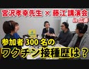300名の参加者に、新型コロナワクチンの接種歴を聞いた結果―