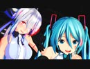 【MMD】ザムザ　初音ミク 弱音ハク【カメラ配布】
