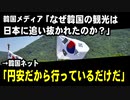 韓国メディア「なぜ韓国の観光は日本に追い抜かれたのか？」　→専門家「学ぶべきことは学ぶべきだ」　→韓国ネット「円安だから行っているだけだ」