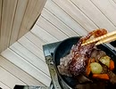 1364 円が397円 国産牛肉で乾杯　税込価格ね